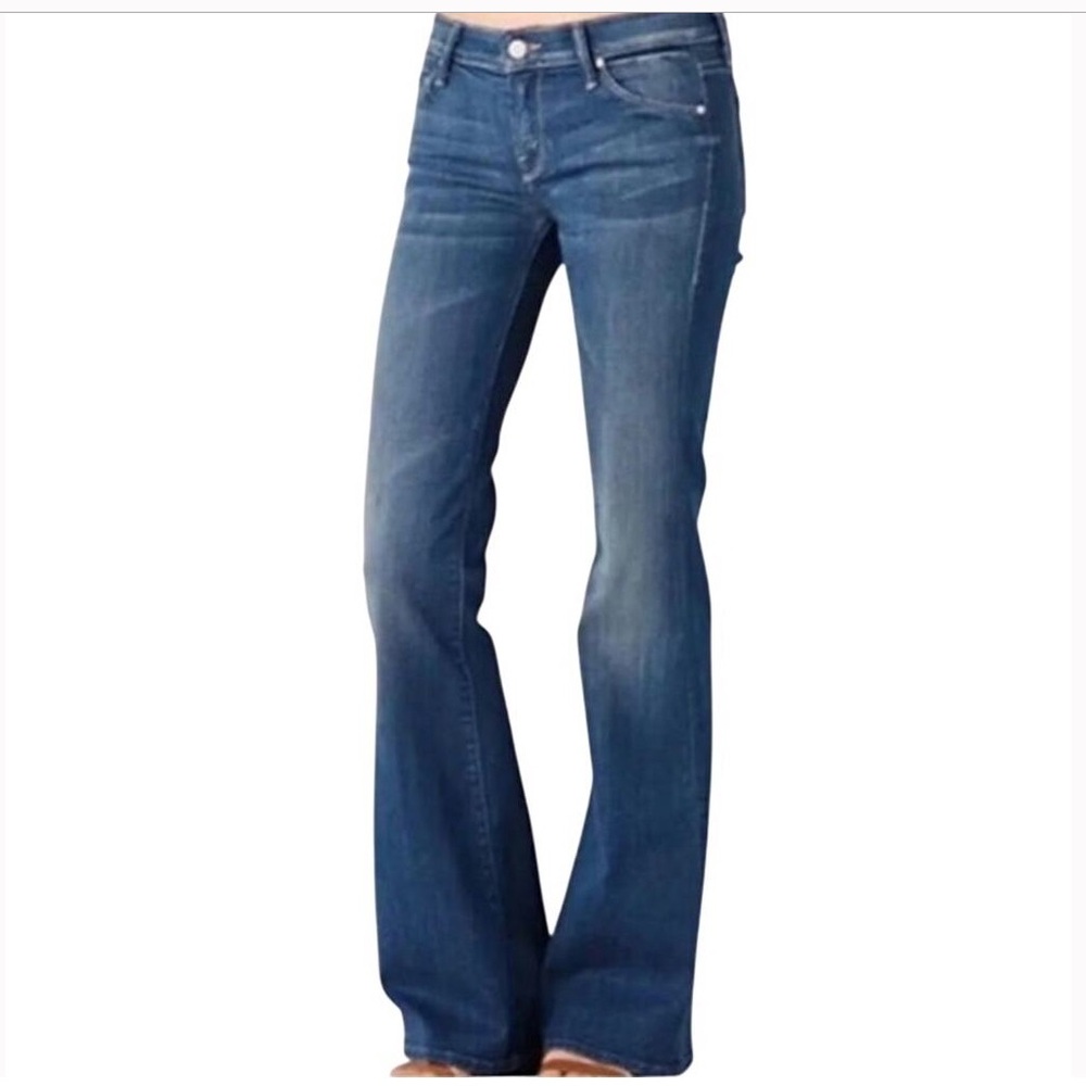 MOTHER Blue Flare & Wide Leg Jeans